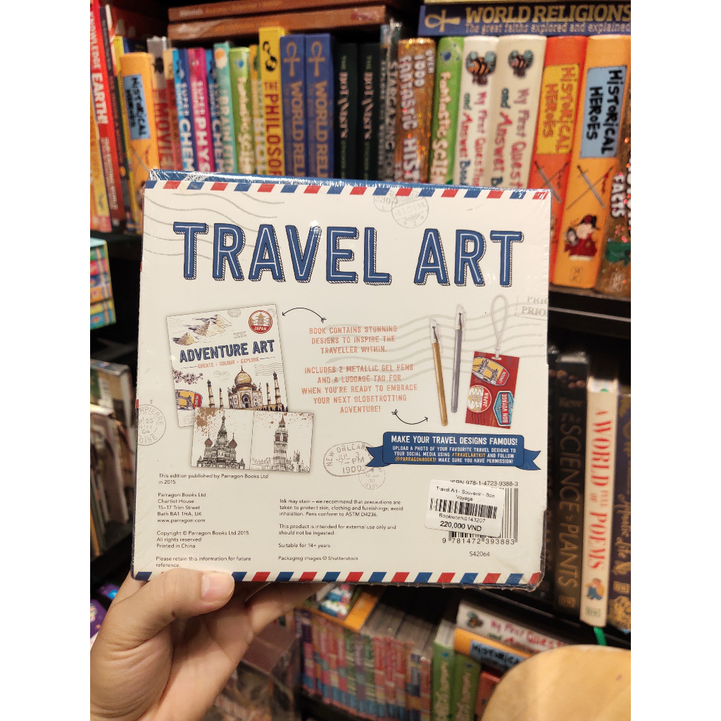 Sách -Travel Art by Bon Voyage