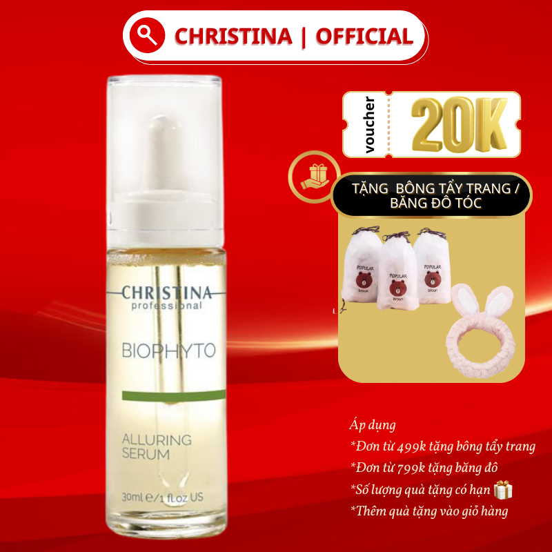 Tinh chất sáng da Bio Phyto Alluring Floslek Serum CHRISTINA hỗ trợ làm căng bóng và tăng đàn hồi 30ml