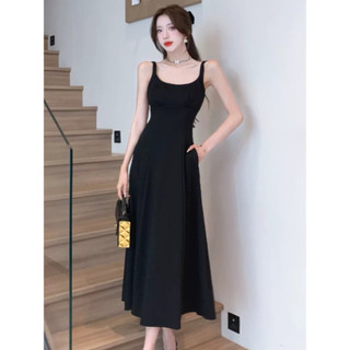 Váy Hai Dây Dáng Xòe Hack Dáng, Đầm Dáng Dài Phong Cách Hàn Quốc Siêu Xinh - Lilly Dress