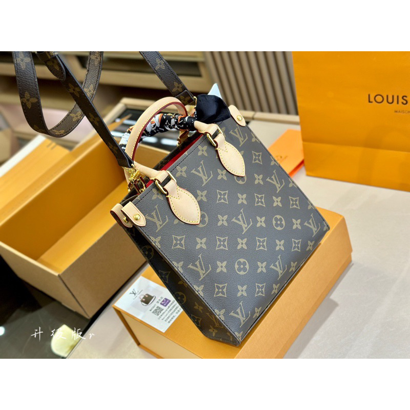 Túi xách nữ, túi tote sac plat L.V bản to full box đầy đủ logo kèm tag túi