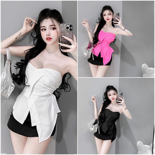Áo ống lệch là cúp ngực xinh a900