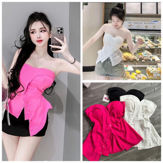 Áo ống cúp ngực có mod lệch tà a900