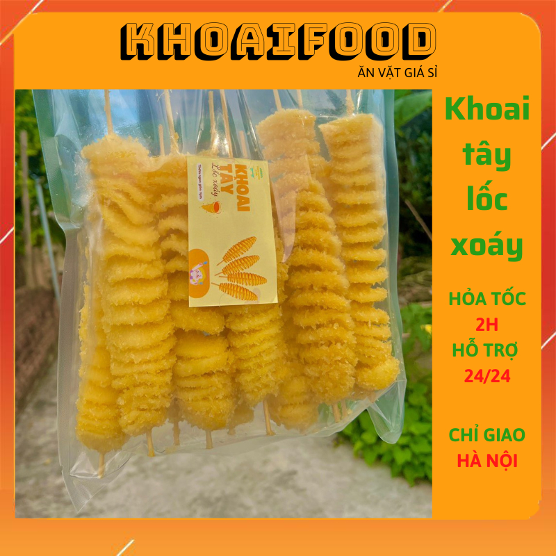 Khoai tây lốc xoáy siêu ngon