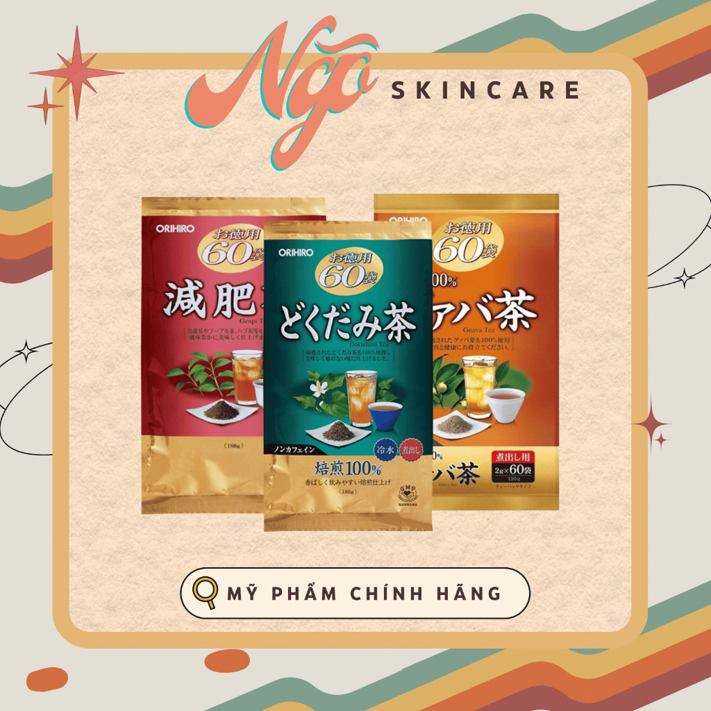 Trà Túi Lọc Hỗ Trợ Đẹp Dáng Đẹp da, Thanh Lọc Cơ Thể Orihiro