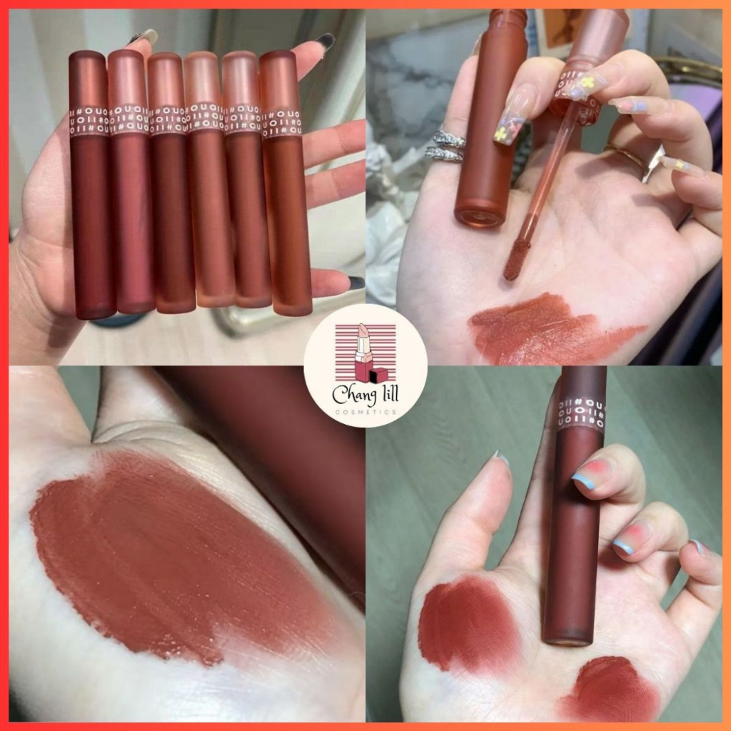 Son Lì Ouoii Lâu Trôi Không Thấm Nước Mềm Mịn Môi Không Gây Khô Môi