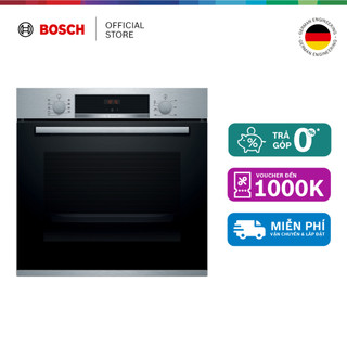 Lò nướng âm tủ bosch hbs534bs0b 71l 2990w - series 4 - hàng chính hãng