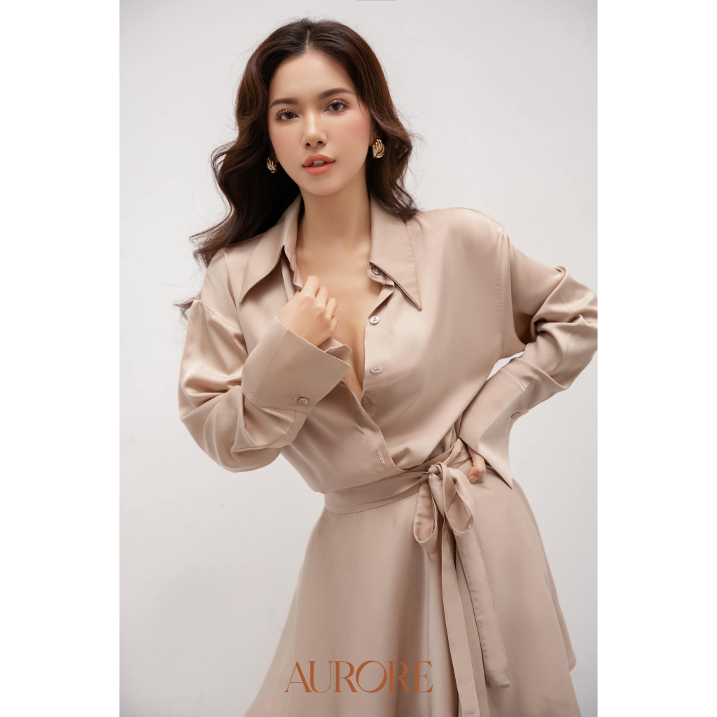 Áo sơ mi lụa Aurore Cloth