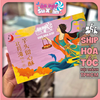 Bánh nhân trứng muối vị khoai môn Ăn Vặt Su Xoắn