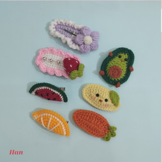 Kẹp tóc bằng len handmade siêu dễ thương