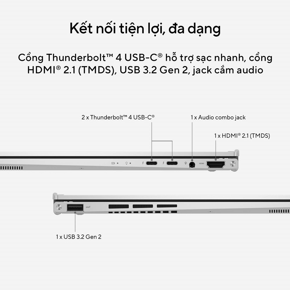 Laptop Asus Zenbook 14 Flip OLED UP3404VA-KN038W (Core i5-1340P | 16GB | 14" OLED)