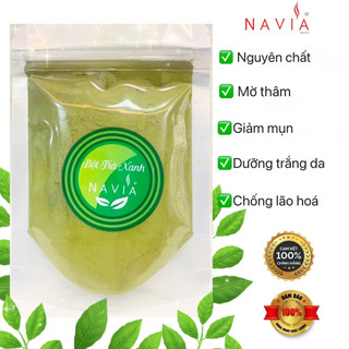 Bột đắp mặt trà xanh nguyên chất organic bột làm bánh trà xanh bột mặt nạ trà xanh