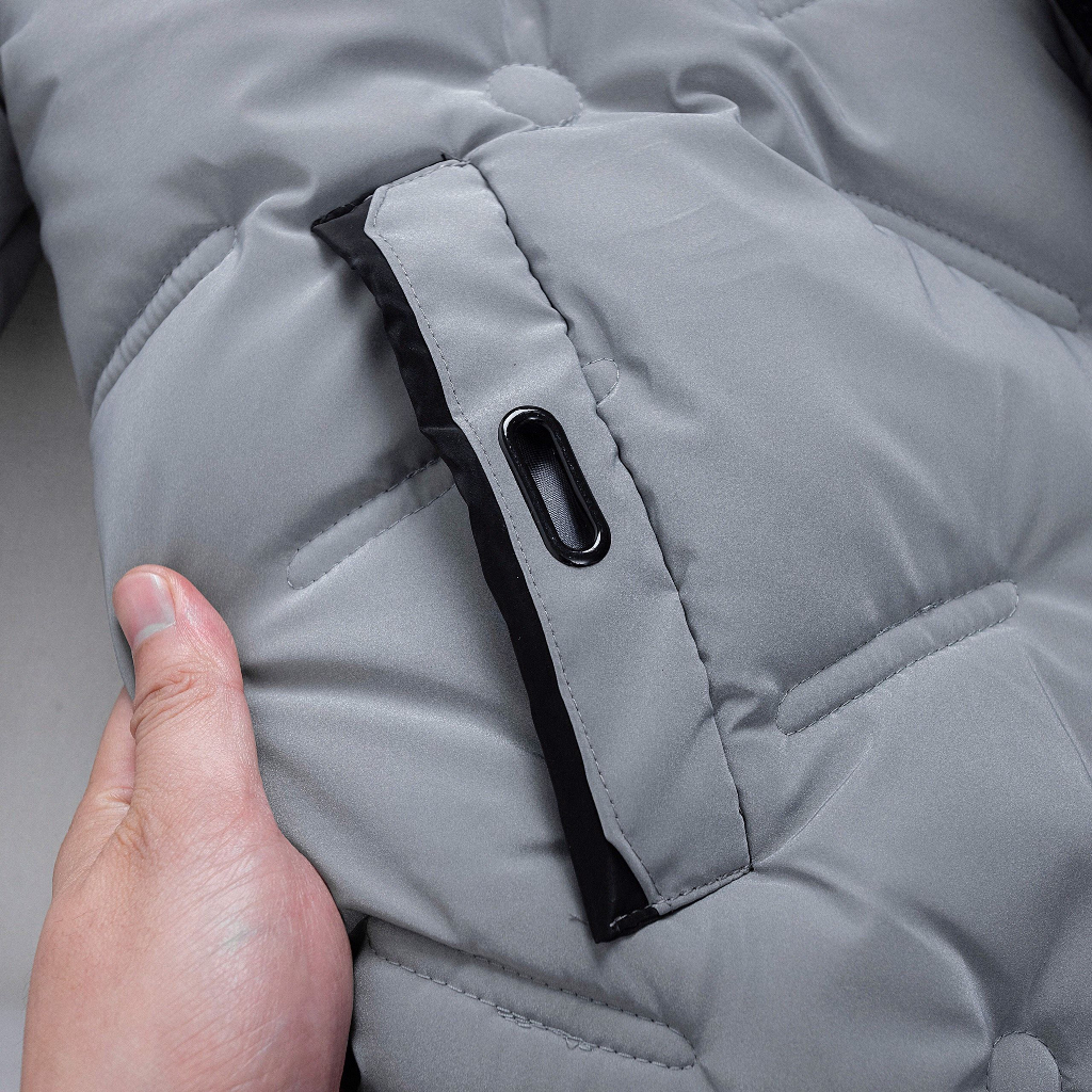 Áo khoác nam mùa đông, áo phao nam dập vân siêu đẹp.