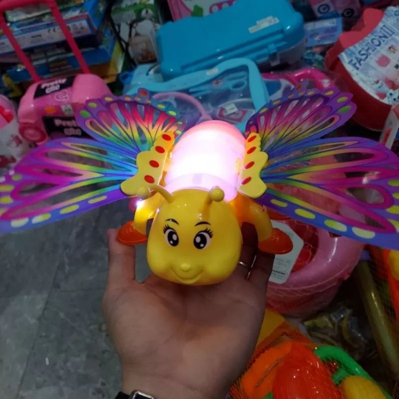 Đèn Con Bướm Pin Vẫy Cánh Có Đèn Nhạc Mẫu Mới 2023