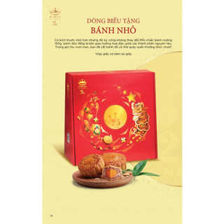 Bánh trung thu 1 trứng 150g - bánh trung thu kinh đô + hộp đựng