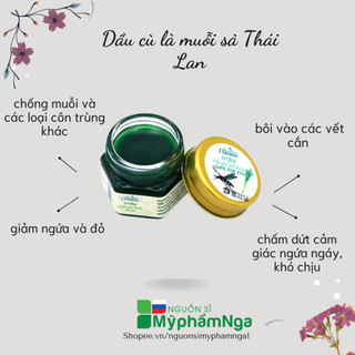 Dầu cù là muỗi sả Thái Lan bôi côn trùng đốt