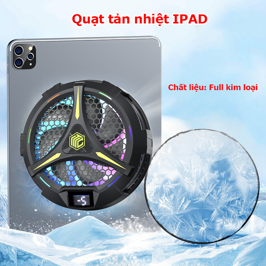 Quạt tản nhiệt sò lạnh IPAD,Tản nhiệt sò nóng lạnh 27W siêu lạnh dành cho máy tính bảng TC-3MAX