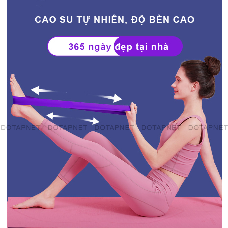Dây MiniBand, Dây Cao Su Kháng Lực Tập Mông, Chân Đàn Hồi