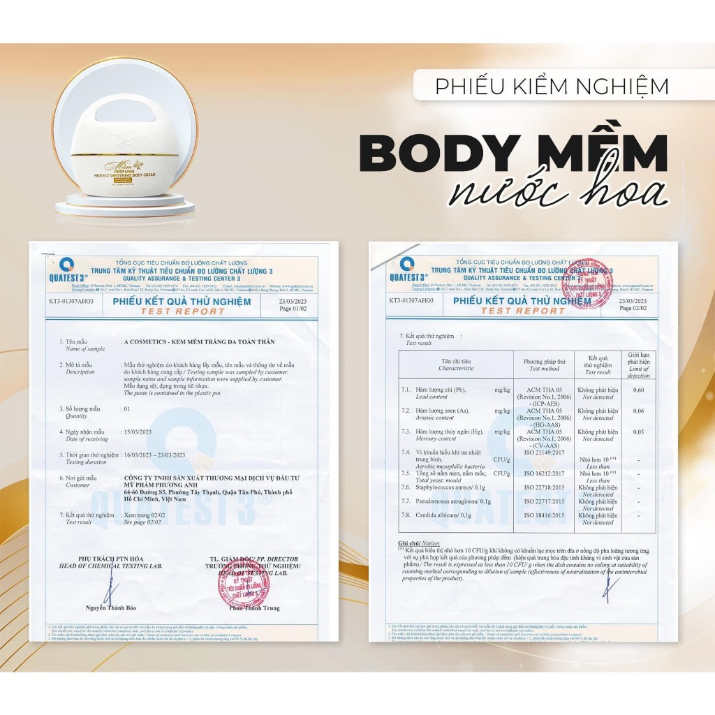 KEM DƯỠNG TRẮNG DA BODY MỀM