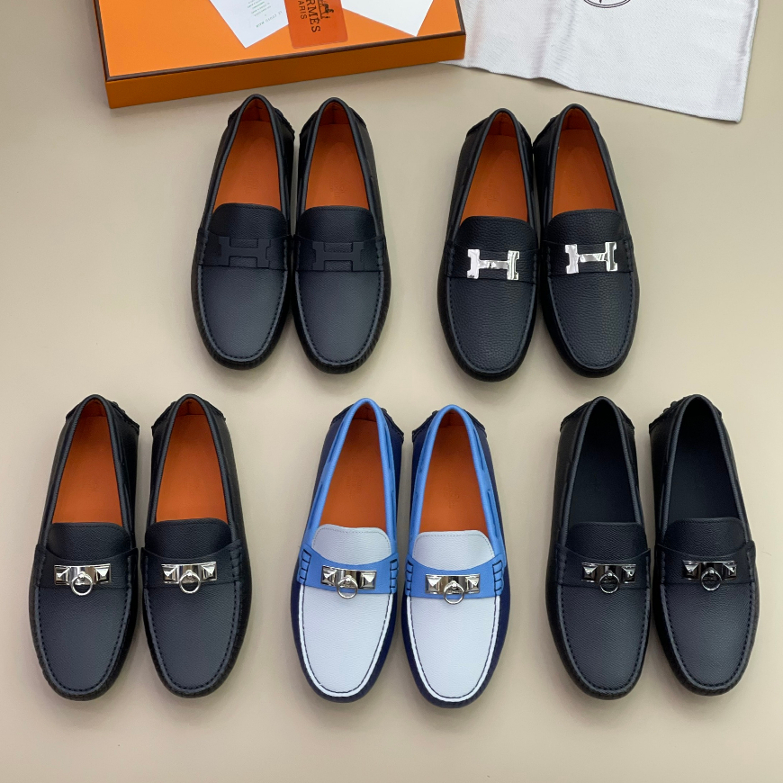 Giày moca Hermes các mẫu New 2023 LA 1-1 on web fullbox