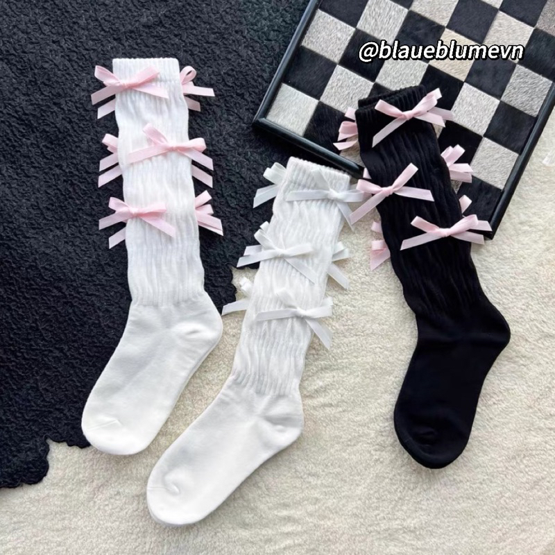 𝐁𝐥𝐚𝐮𝐞𝐁𝐥𝐮𝐦𝐞🦋 Tất nơ giống Jennie Black Pink trong concert BornPink ở HN