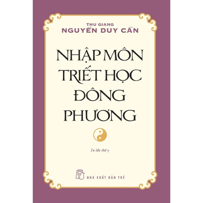 Sách -Nhập Môn Triết Học Đông Phương