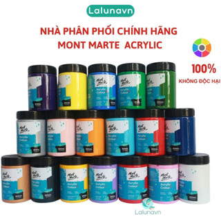 Màu acrylic 3D 300ML Mont Marte cao cấp của ÚC màu vẽ nhiều chất liệu - B91