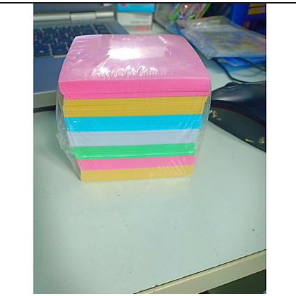 HỘP GIẤY NOTE 5 MÀU XUKIVA KHÔNG KEO