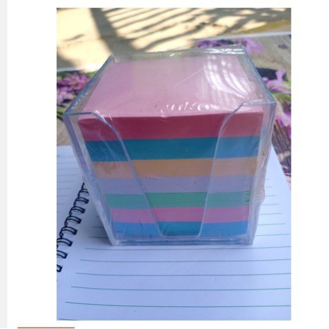 HỘP GIẤY NOTE 5 MÀU XUKIVA KHÔNG KEO