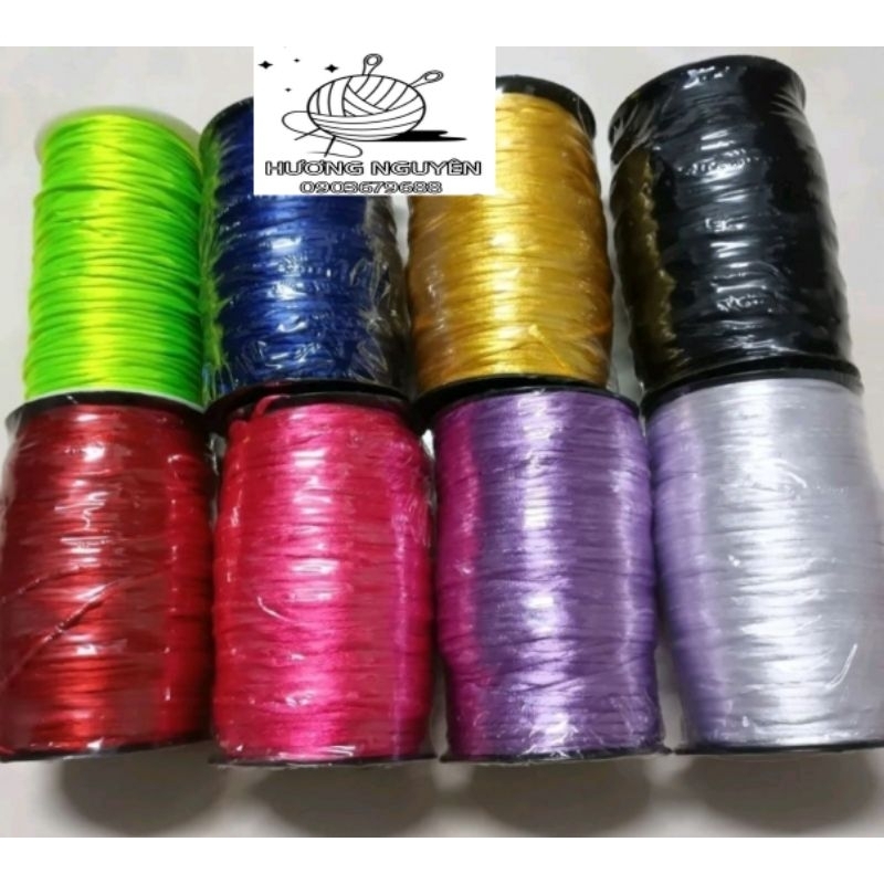 Dây tim bóng 3mm/200m dùng làm các sản phẩm handmade: làm vòng handmade