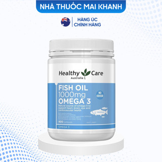 Dầu cá OMEGA 3 Healthy Care 400 viên (mẫu mới)