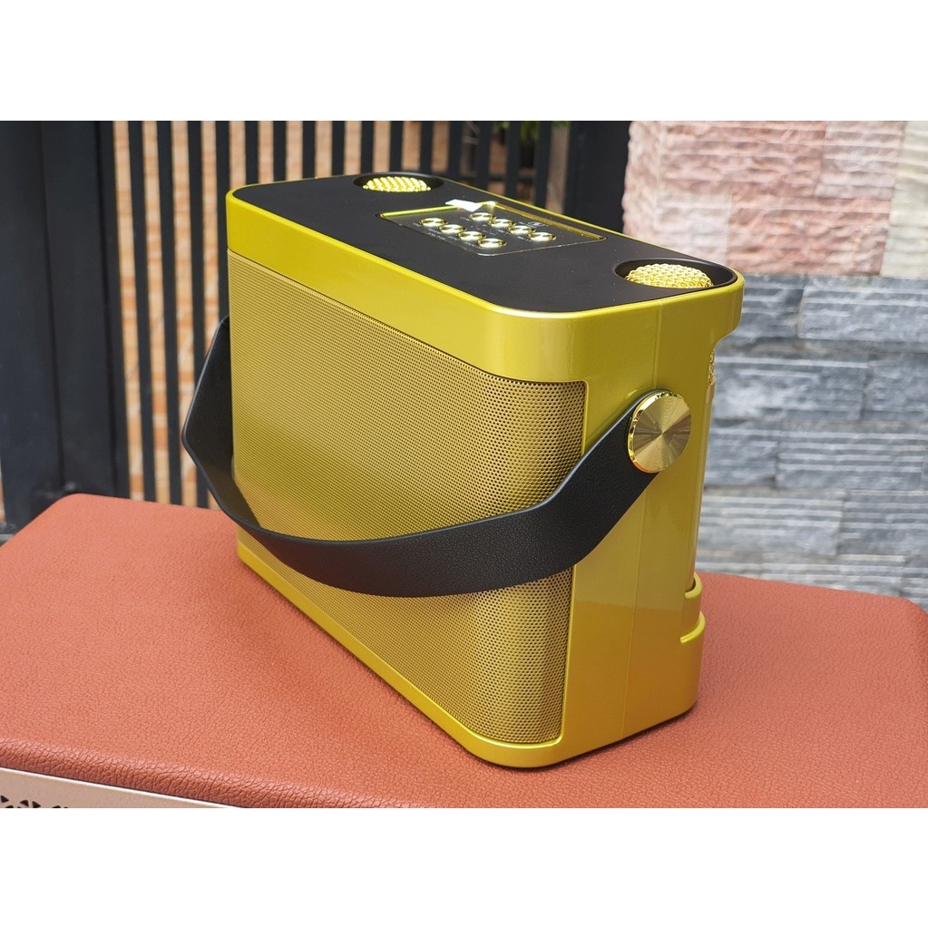 Loa Bluetooth Hát Karaoke YS-219 Tặng Kèm 2 Mic Nghe Nhạc Cực Đã Âm Bass Cực Mạnh Loa Bluetooth Mini Bảo Hành 12 Tháng
