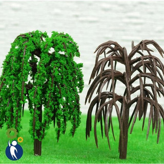 Cây Liễu có sẵn lá làm tiểu cảnh, sa bàn mô hình trang trí