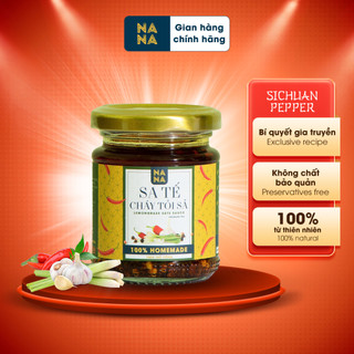 Sa tế xuyên tiêu - cháy tỏi sả NANAFOODS 120gr -100% homemade - Bí quyết làm nên món ăn cay ngon tuyệt hảo