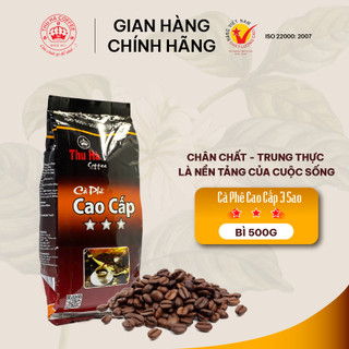 Cà Phê Cao Cấp 3 Sao THU HÀ COFFEE Hương Vị Thơm Ngon Đậm Đà Nguyên Chất Bì 500g