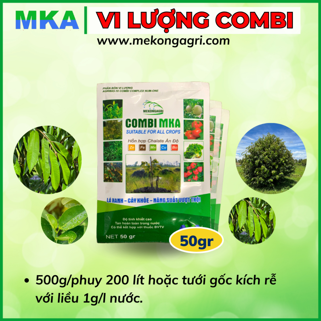Combi Mekongagri - Vi Lượng - 50gram (5 gói)