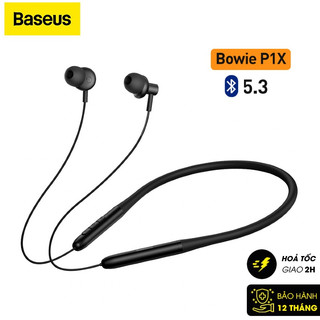 Tai Nghe Bluetooth Thể Thao Chống nước Baseus Bowie P1x In-ear (25hr Bluetooth 5.3, Waterproof Neckband Wireless Earphon