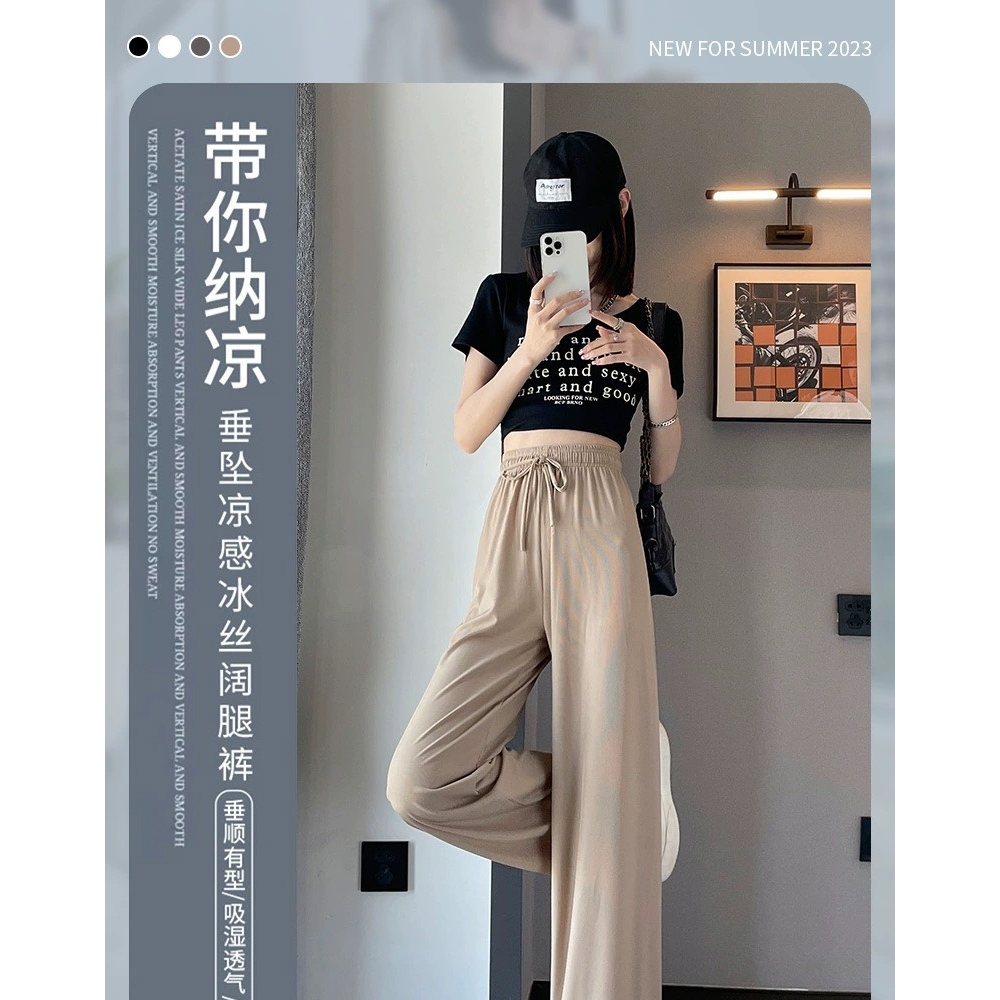 Quần ống rộng thun tăm bigsize hai màu siêu thoải mái