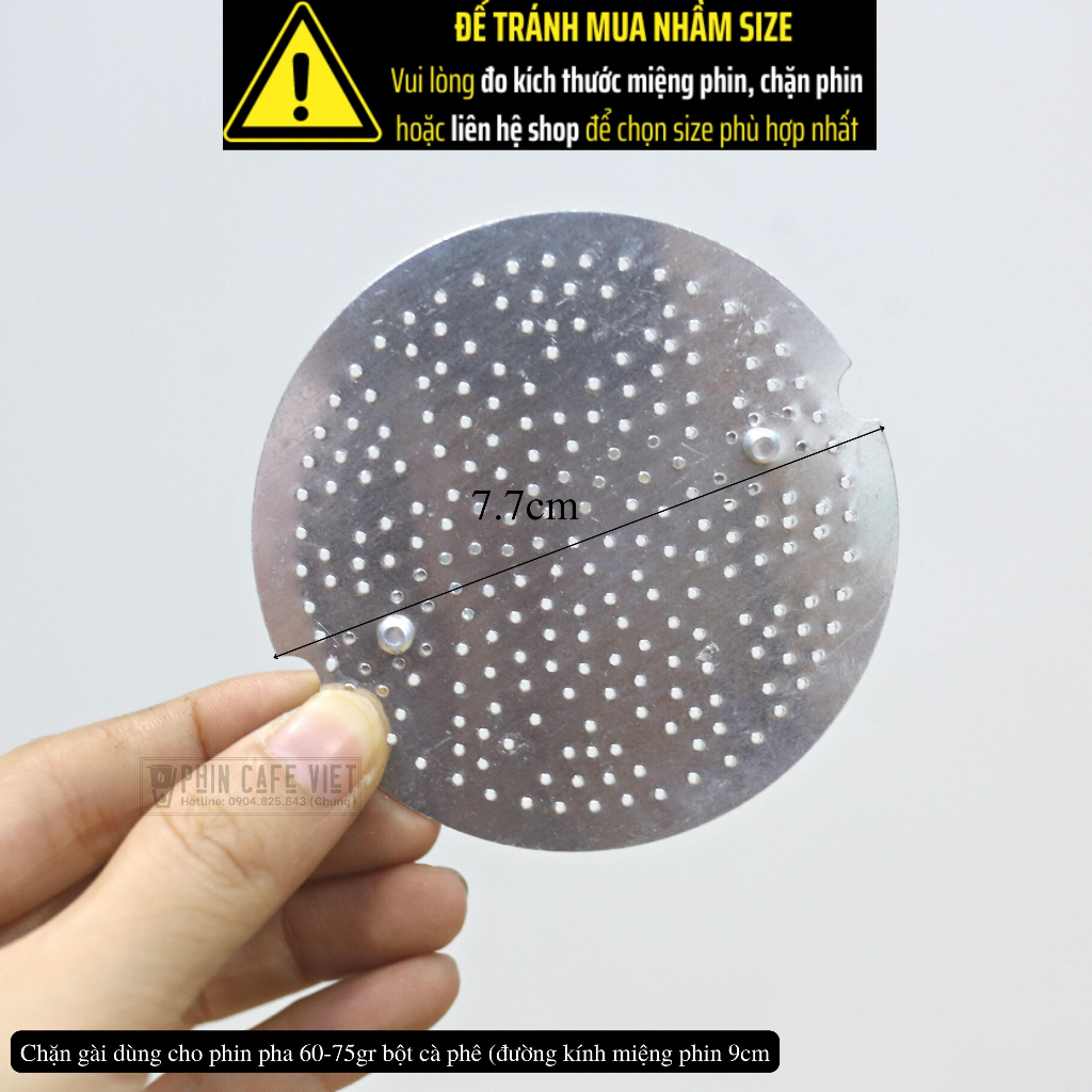 Tim, ruột, lõi, chặn gài, nén phin cà phê bằng nhôm