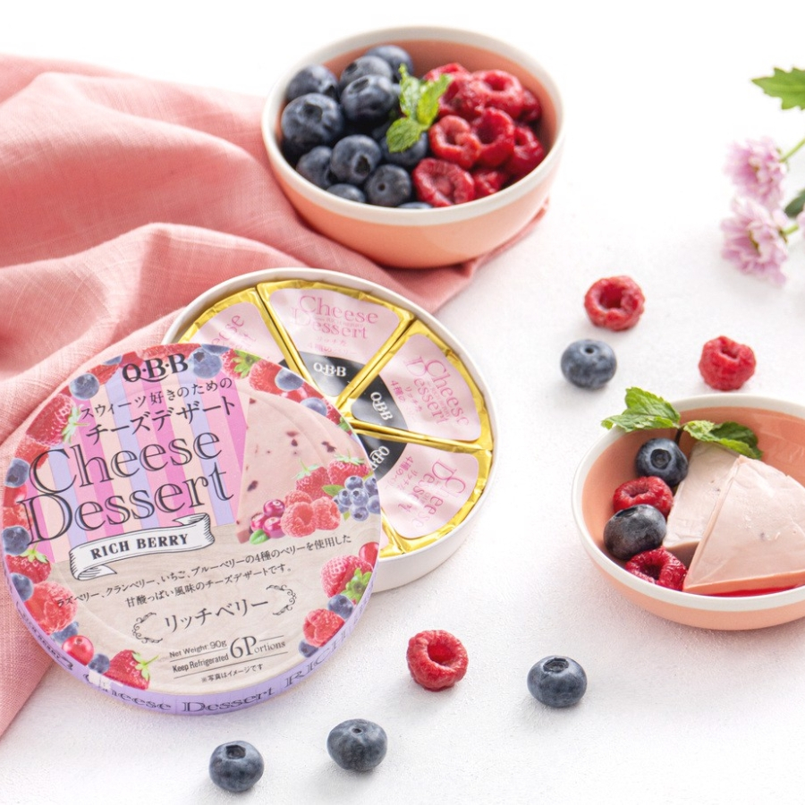 Phô Mai QBB Nhật Cho Bé Đủ Vị, 6 Miếng X 15G