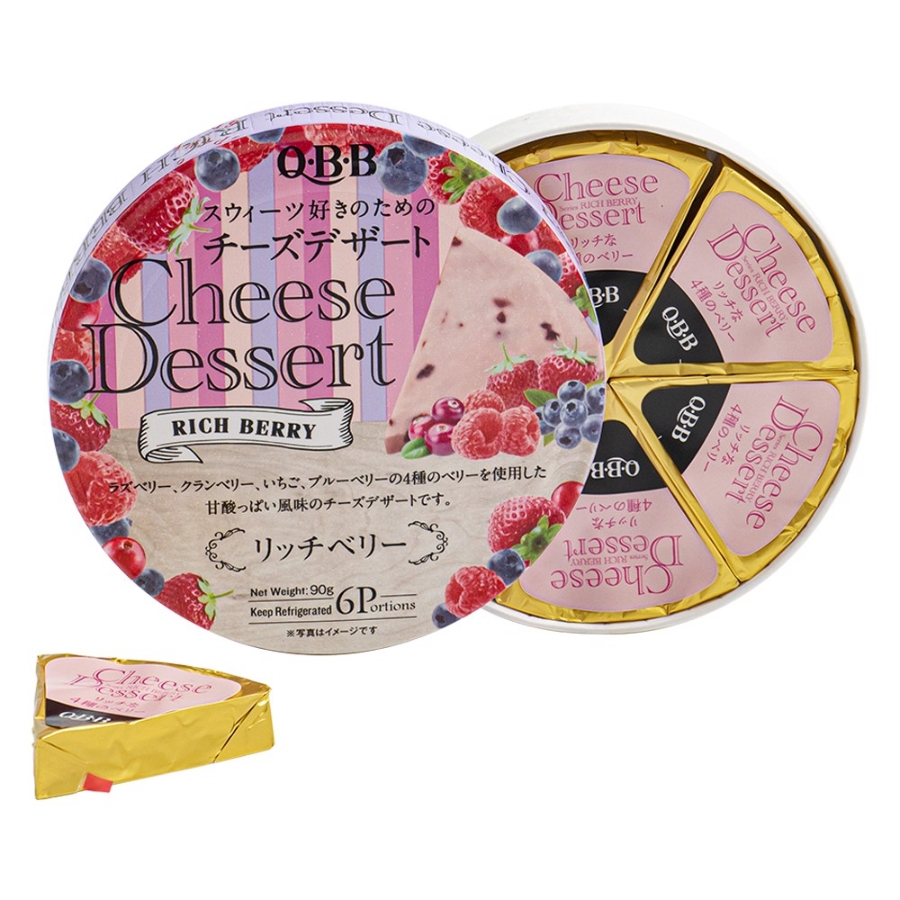 Phô Mai QBB Nhật Cho Bé Đủ Vị, 6 Miếng X 15G