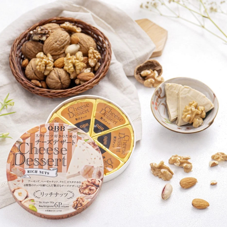 Phô Mai QBB Nhật Cho Bé Đủ Vị, 6 Miếng X 15G