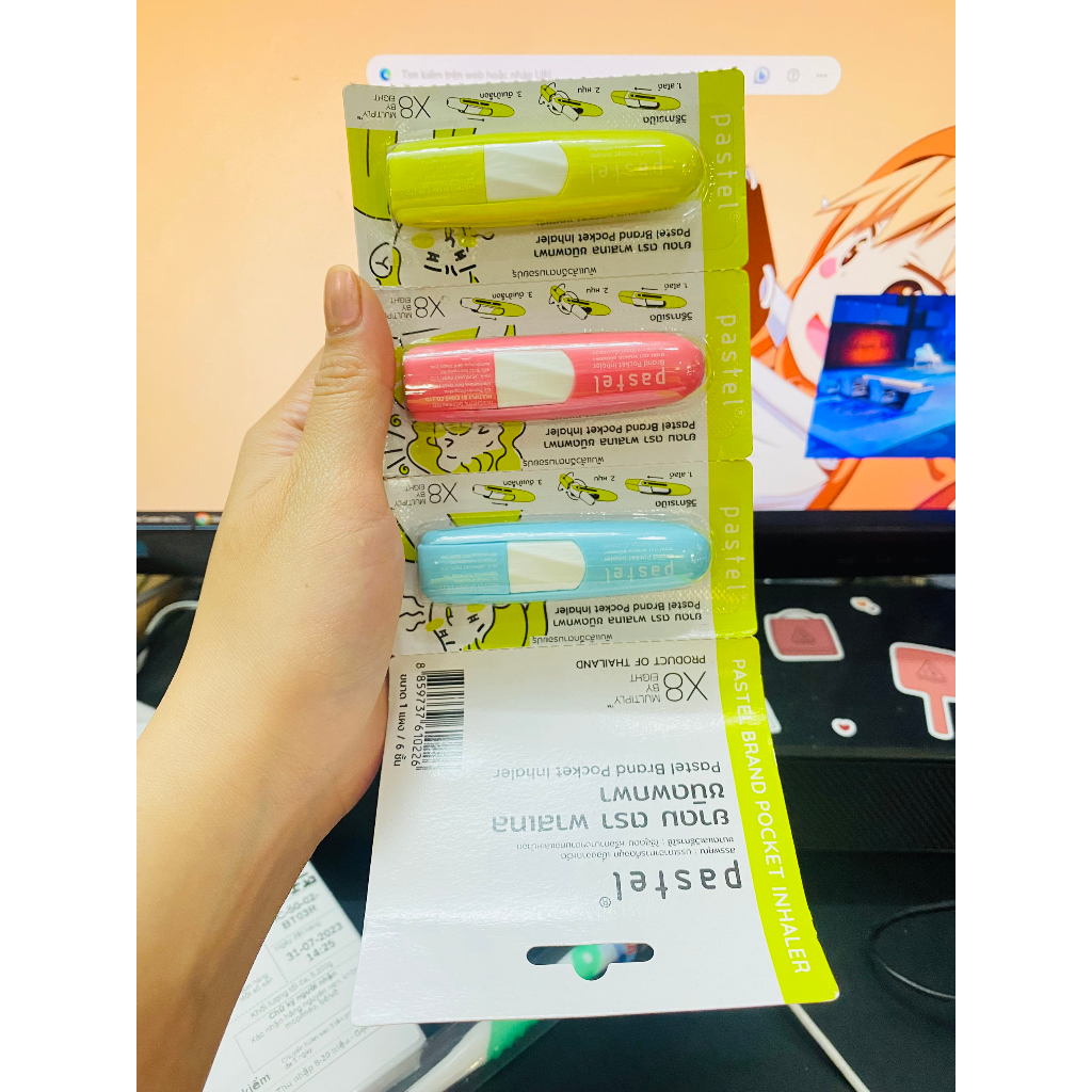 Ống Hít Thông Mũi Pastel - Pocket Inhaler - Giao Ngẫu Nhiên