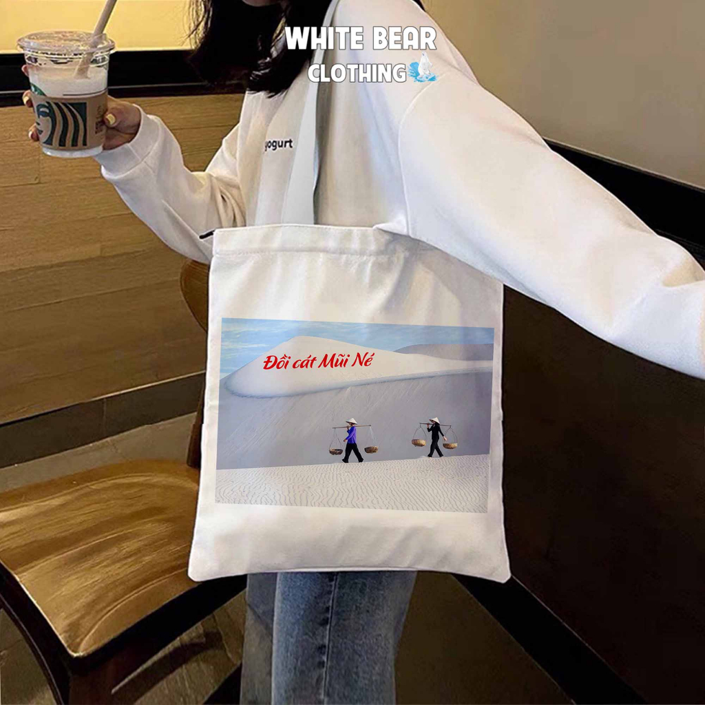 Túi tote du lịch Mũi Né WHITE BEAR CLOTHING