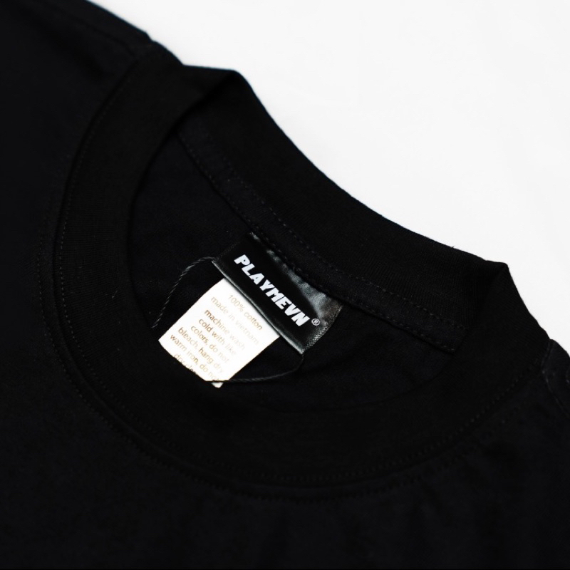 ÁO THUN UNISEX PLAYMEVN 100% COTTON - SIGNATURE CHÍNH HÃNG