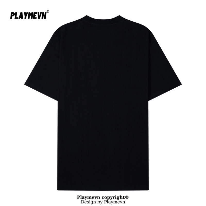 ÁO THUN UNISEX PLAYMEVN 100% COTTON - SIGNATURE CHÍNH HÃNG