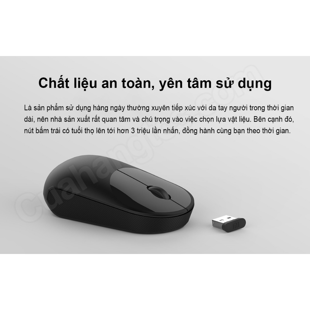Chuột không dây XM WXSB01MW -Chuột không dây gen 3