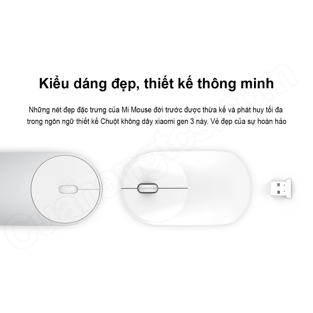 Chuột không dây XM WXSB01MW -Chuột không dây gen 3