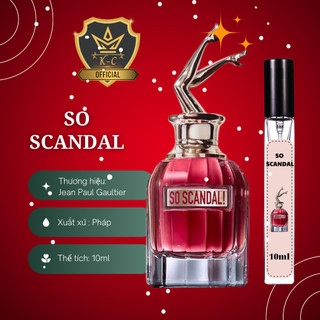 Nước hoa nữ So Scandal EDP Nước hoa chiết 10ml quyến rũ sexy lưu hương lâu sang chảnh