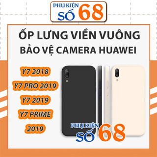 Ốp silicon dẻo huawei y7 2018 / y7 2019 pro prime tpu cao cấp chống va đập, bảo vệ camera
