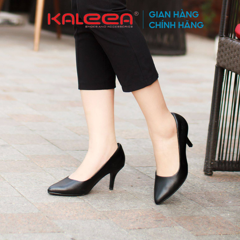 Giày cao gót nữ mũi nhọn, đế cao 6p - KALEEA K402